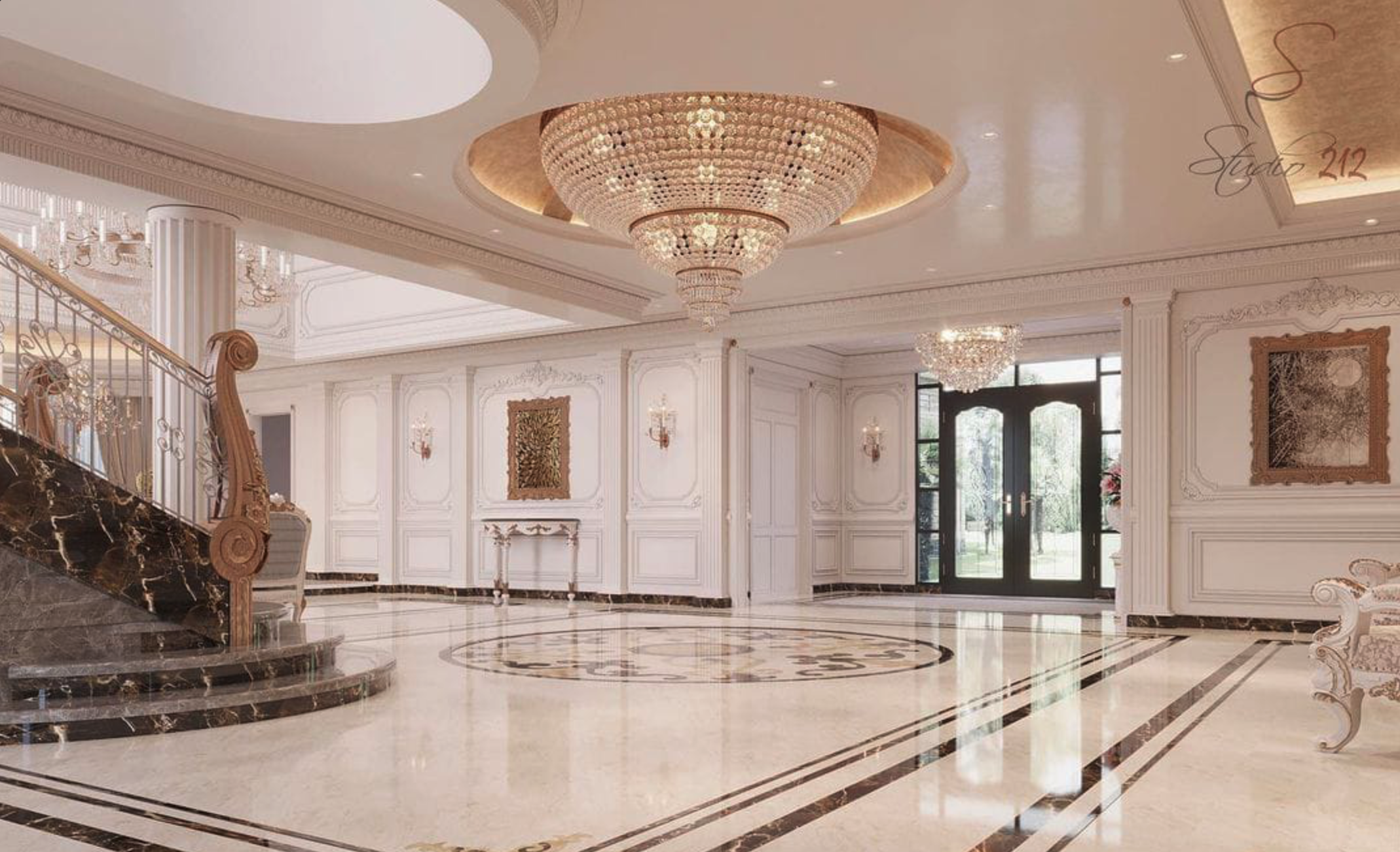 Interior design for a private villa in Sharjah, area of 900 m², 2021