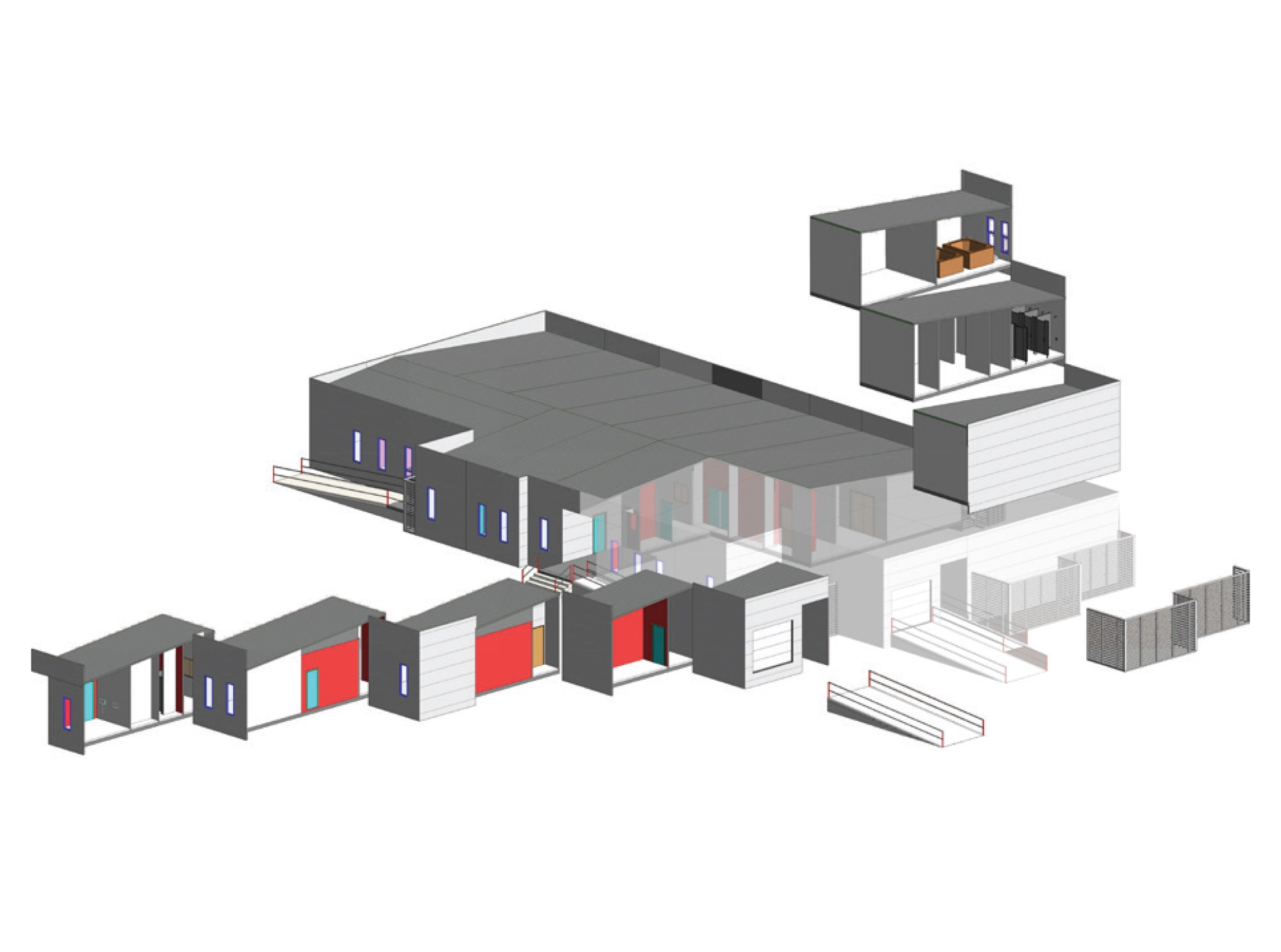 BIM model of training stadiums in Qatar