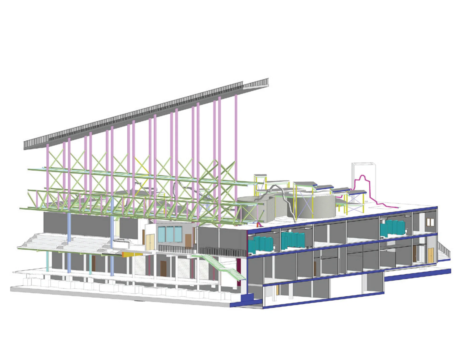 BIM model of Dhab Commercial Complex