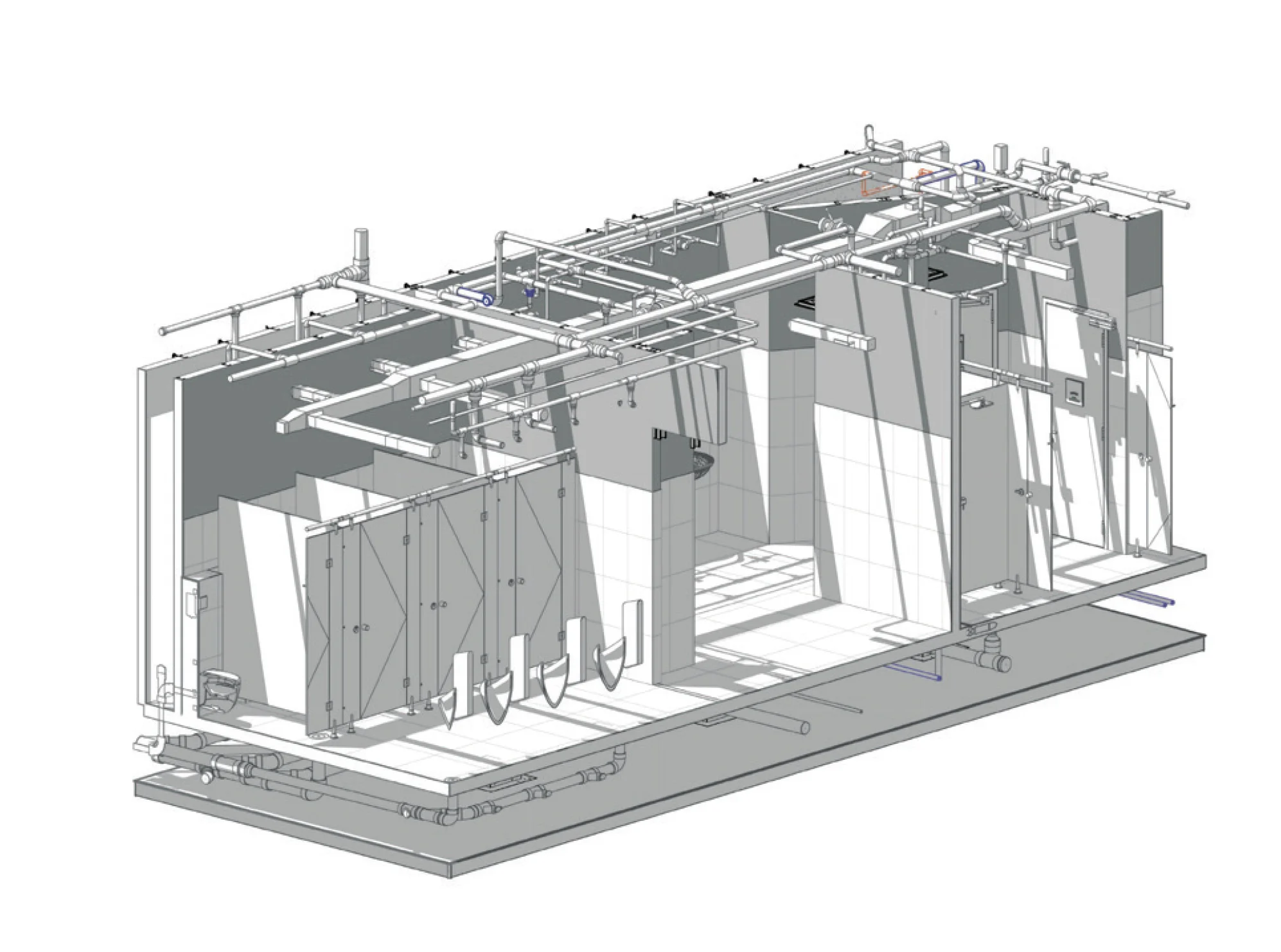 BIM model of Dhab Commercial Complex
