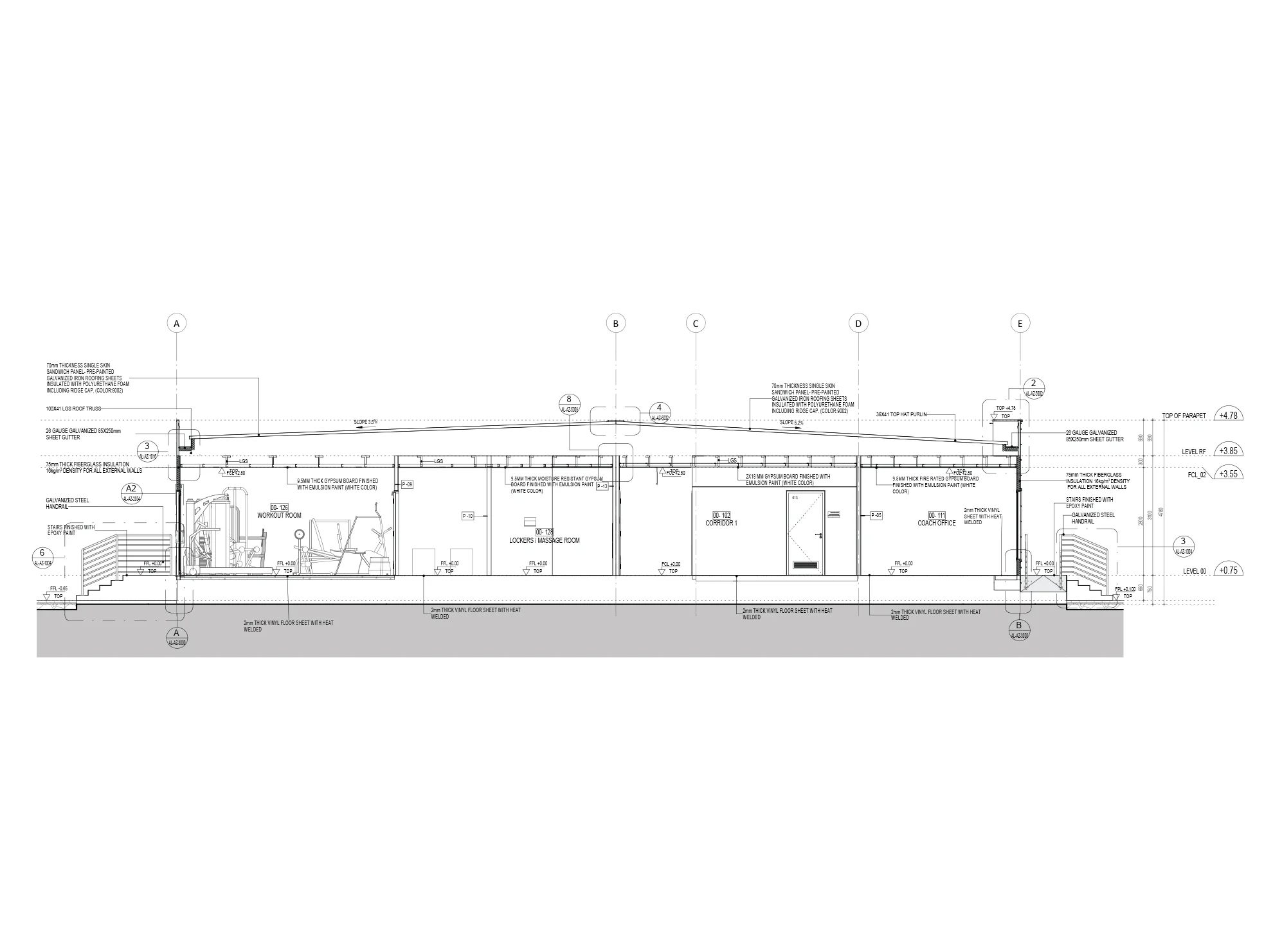 BIM model of training stadiums in Qatar